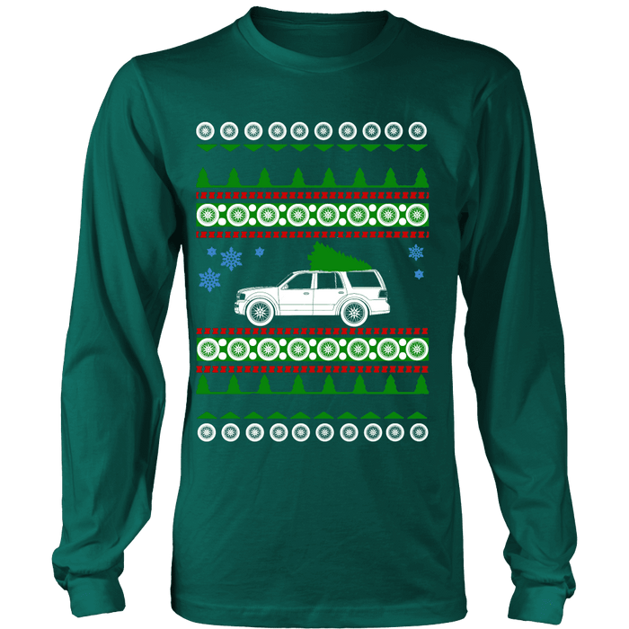 Lincoln Navigator ugly christmas sweater, hoodie and long sleeve t-shirt sweatshirt