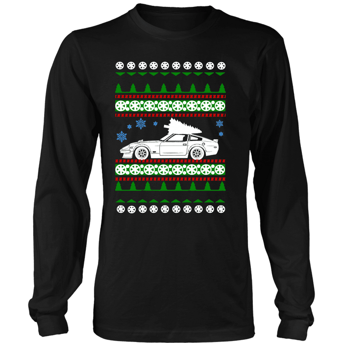 Datsun 280ZX Ugly Christmas Sweater Hoodie and long sleeve t-shirt sweatshirt