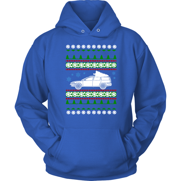 Swedish Car like a  V70R Ugly Christmas Sweater hoodie and long sleeve t-shirt XC70 sweatshirt