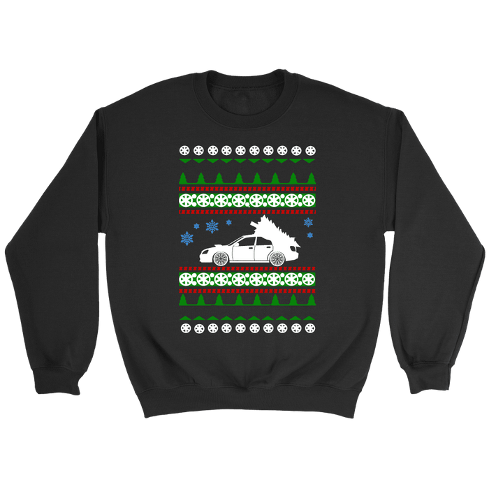 PNW Subies Collaboration Japanese Car STI Blobeye Ugly Christmas Sweater and hoodie sweatshirt