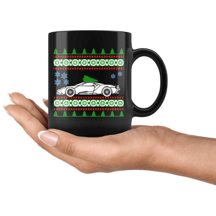 2017 Ford Mustang GT Ugly Christmas Sweater Mug