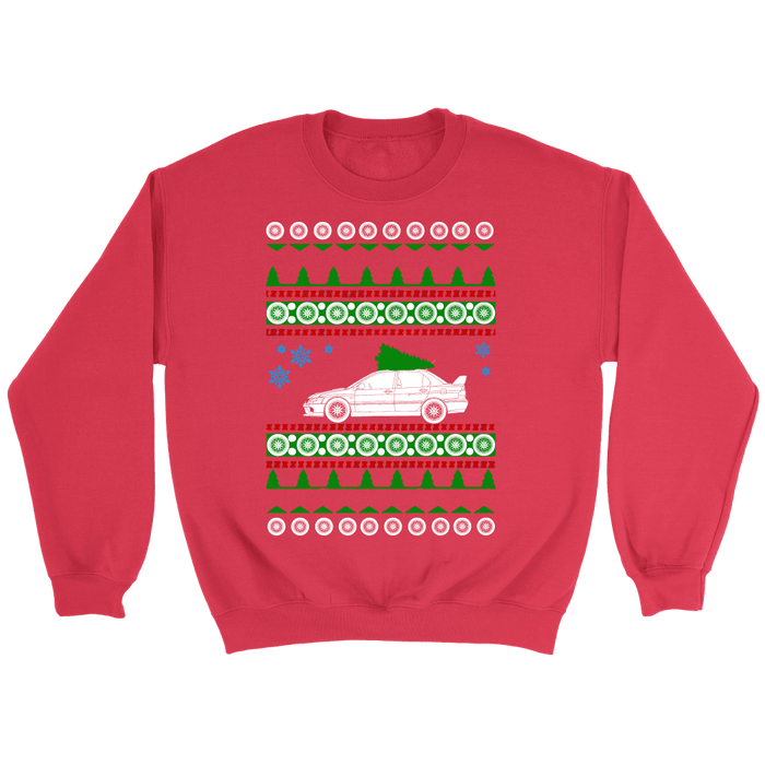 Lancer Evo 8 9 Ugly Christmas Sweater new, hoodie and long sleeve t-shirt sweatshirt