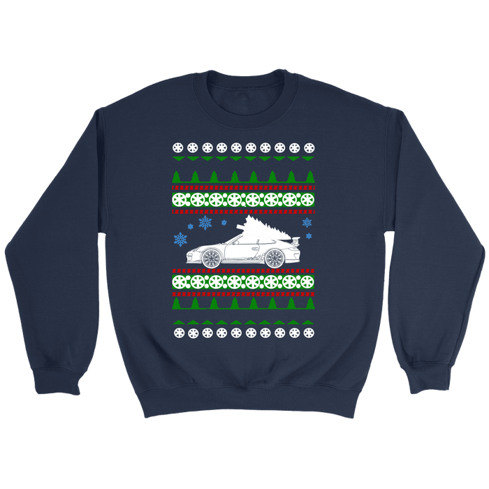 German Sports Car Porsche style 997 GT3 Ugly Christmas Sweater, hoodie and long sleeve t-shirt sweatshirt