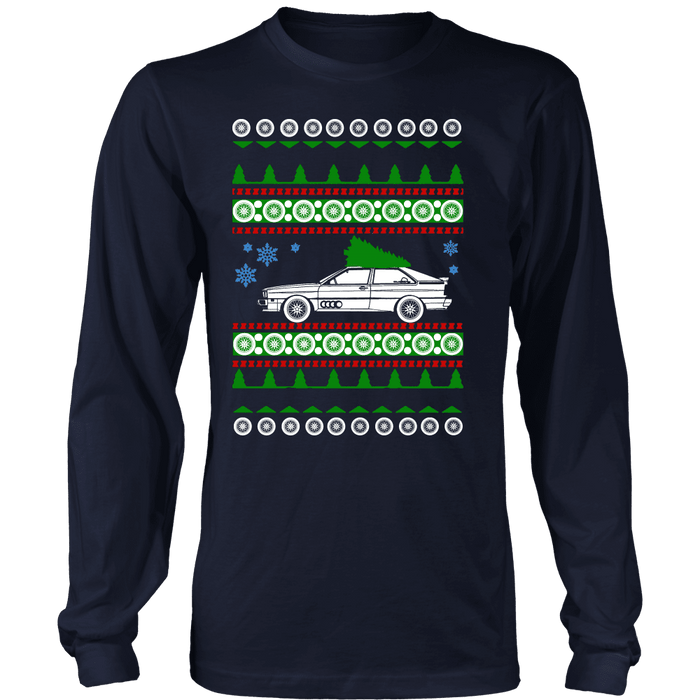 German car Audi UR Quattro Ugly Christmas Sweater, hoodie and long sleeve t-shirt sweatshirt