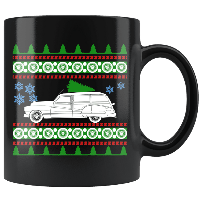 1947 Buick Woody Wagon Christmas Sweater Mug