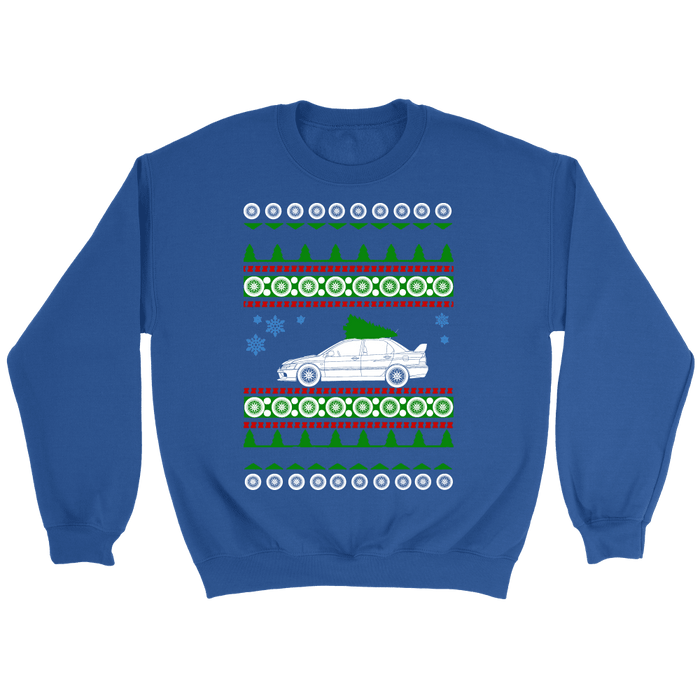 Lancer Evo 8 9 Ugly Christmas Sweater new, hoodie and long sleeve t-shirt sweatshirt