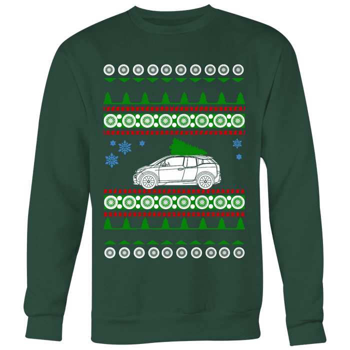 BMW i3 2014 Ugly Christmas Sweater, Hoodie and Long Sleeve T-shirt sweatshirt