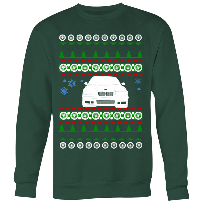 BMW E36 M3 front Ugly Christmas Sweater, hoodie and long sleeve t-shirt sweatshirt