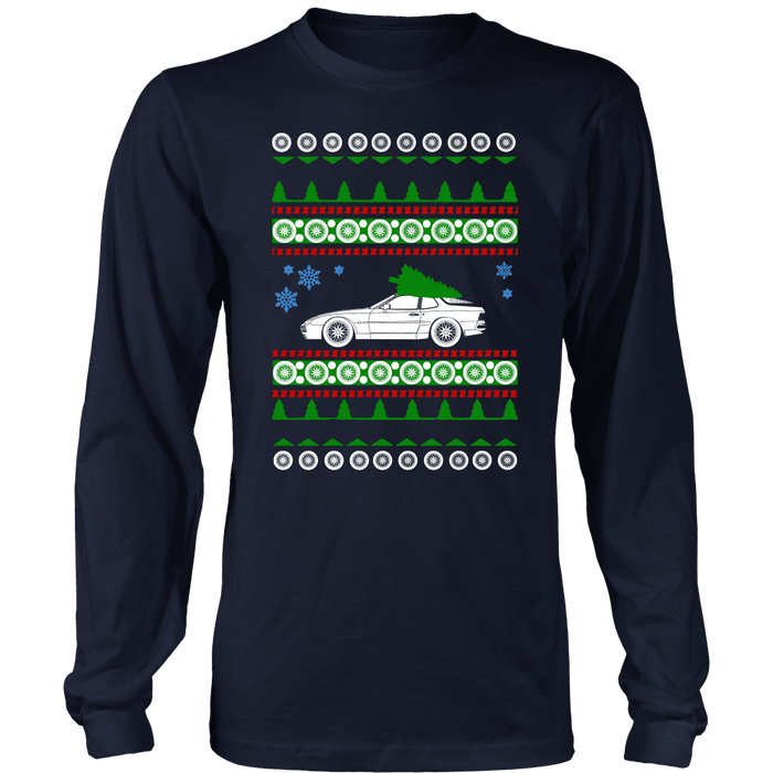 German Car Porsche style 944 951 Turbo Ugly Christmas Sweater Hoodie and Long Sleeve T-shirt sweatshirt