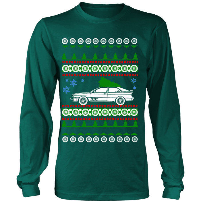 German car Audi UR Quattro Ugly Christmas Sweater, hoodie and long sleeve t-shirt sweatshirt