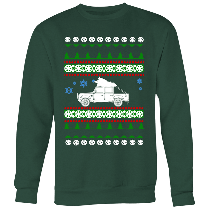 Land Rover Defender 110 Ugly Christmas Sweater, hoodie and long sleeve t-shirt sweatshirt