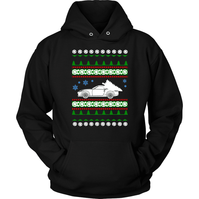 Nissan 370Z Ugly Christmas Sweater Hoodie and long sleeve T-shirt sweatshirt