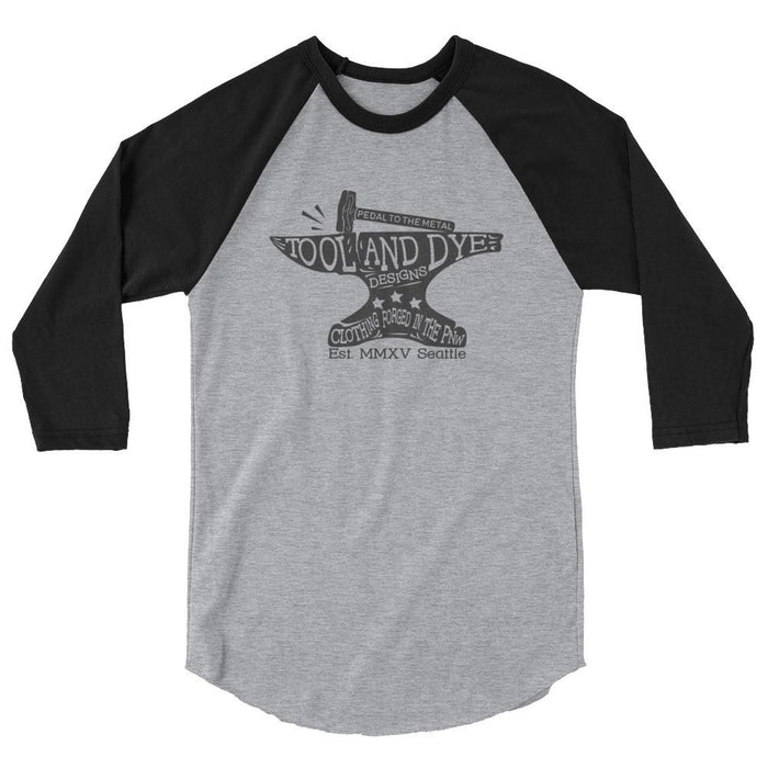 Pedal to the Metal 3/4 sleeve raglan shirt 50/50