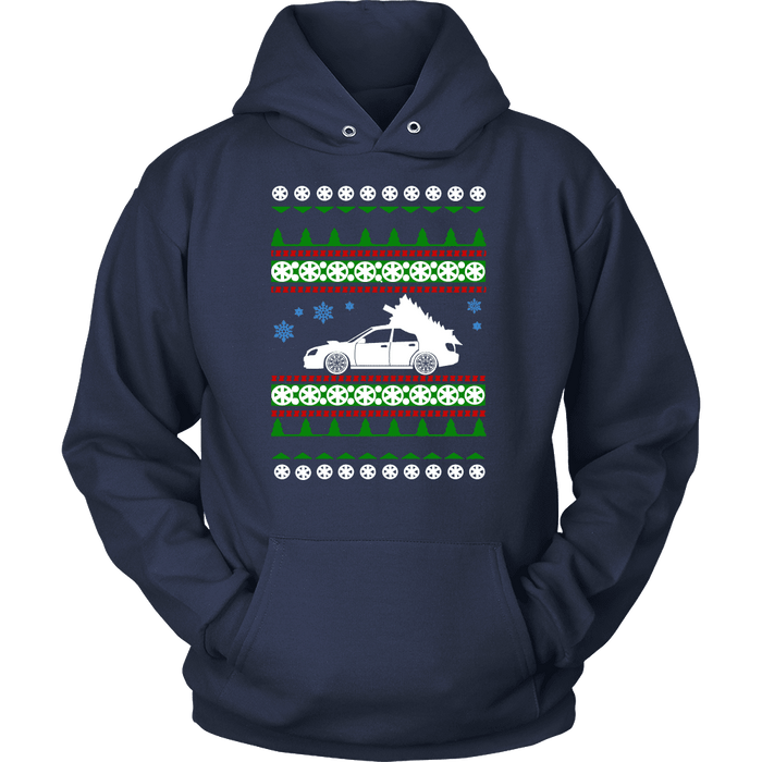 PNW Subies Collaboration Japanese Car STI Blobeye Ugly Christmas Sweater and hoodie sweatshirt