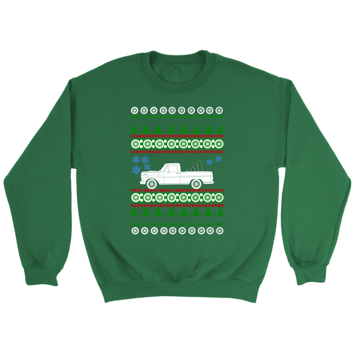 Truck like a 1967 Ford F100 Ugly Christmas Sweater Sweatshirt