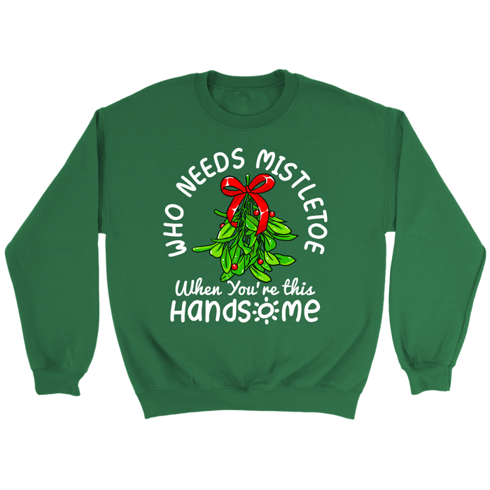 Who needs mistletoe when you're this handsome ugly christmas sweater