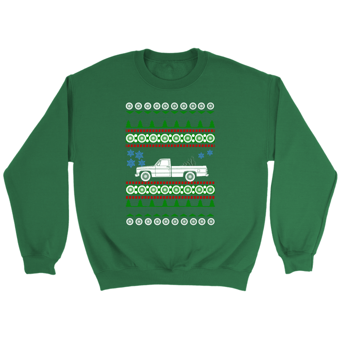 1986 Chevy C10 Truck Ugly Christmas Sweater