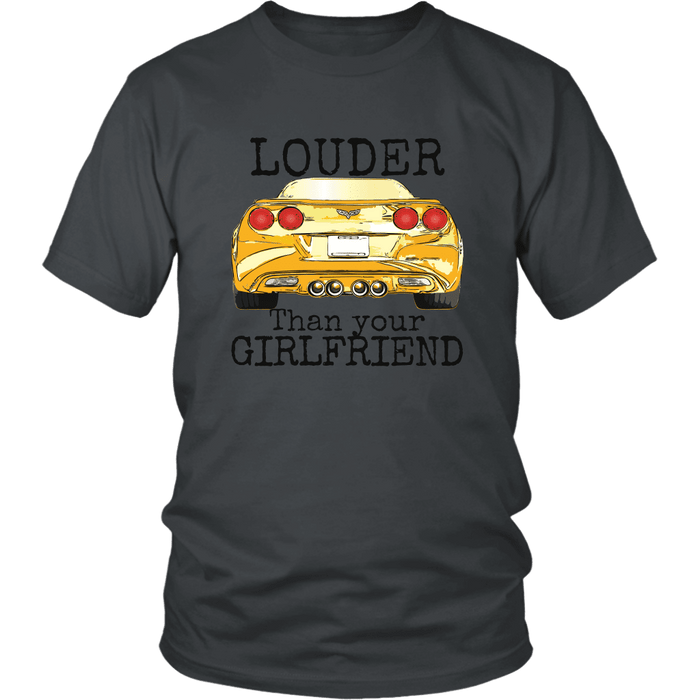 Corvette C6 Louder than your girlfriend T-shirt