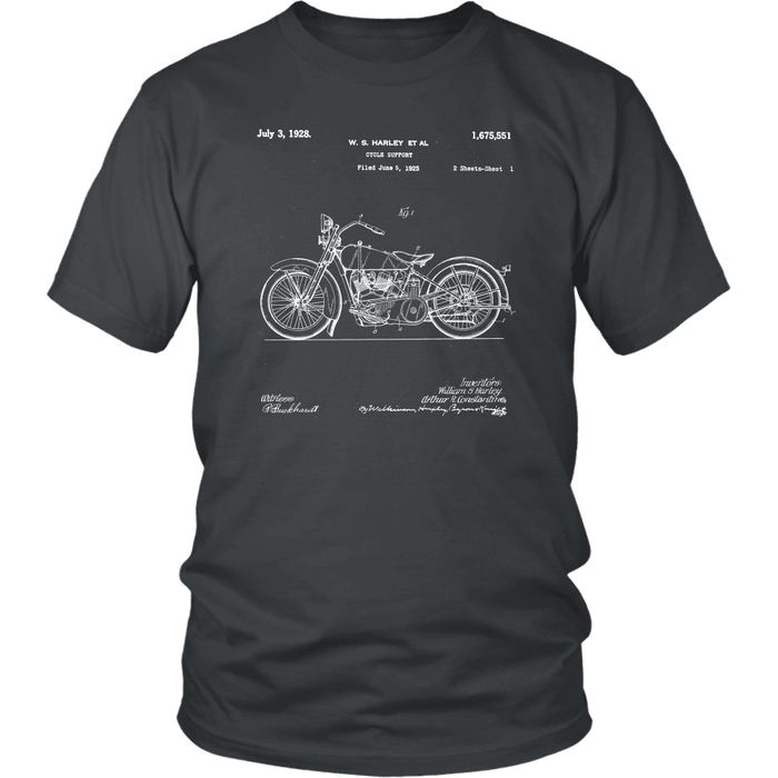 Motorcycle Patent Design- Gift for motorcyle rider sweatshirt