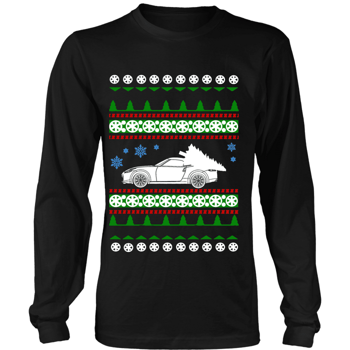 Nissan 370Z Ugly Christmas Sweater Hoodie and long sleeve T-shirt sweatshirt