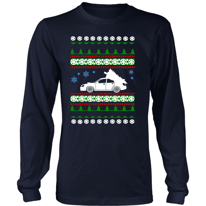 Japanese Car WRX STI Blobeye Ugly Christmas Sweater, hoodie and long sleeve t-shirt sweatshirt