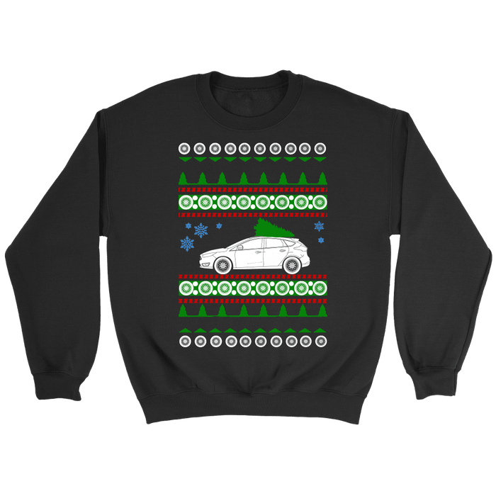 Ford Focus ST ugly christmas sweater, hoodie and long sleeve t-shirt sweatshirt