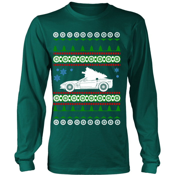 C6 Corvette Ugly Christmas Sweater, hoodie and long sleeve t-shirt NEW sweatshirt