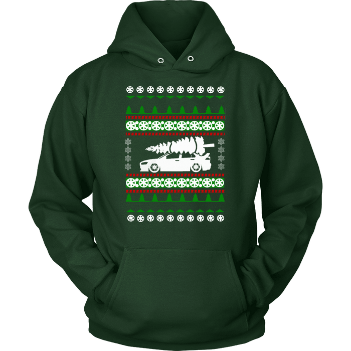 Mitsubishi lancer Evo X 10 ugly christmas hoodie