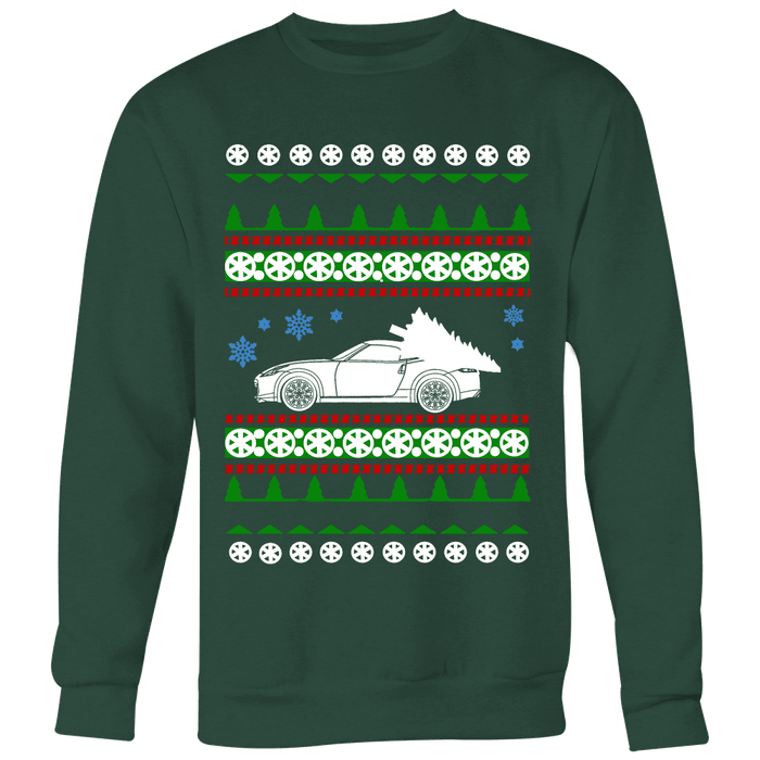 Nissan 370Z Ugly Christmas Sweater Hoodie and long sleeve T-shirt sweatshirt