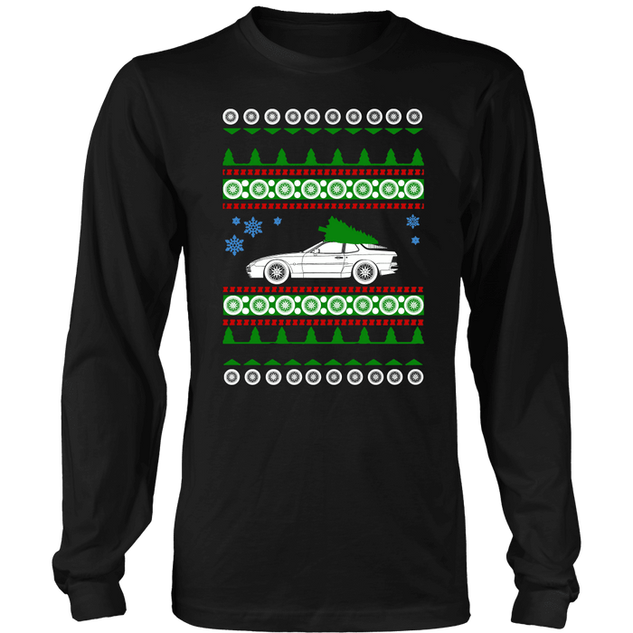 German Car Porsche style 944 951 Turbo Ugly Christmas Sweater Hoodie and Long Sleeve T-shirt sweatshirt