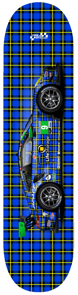 Car Art Petit Le Mans RSR Skateboard Deck 7-ply Hardrock Canadian Maple V1