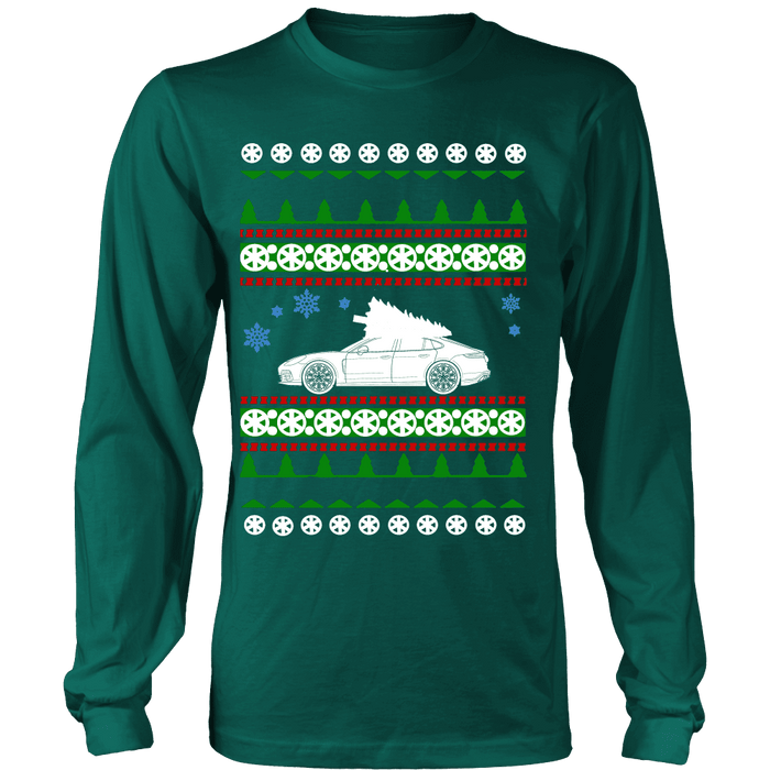 German Car similar to a Panamera Ugly christmas sweater, hoodie and long sleeve t-shirt sweatshirt