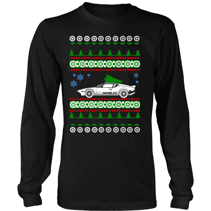 Pantera DeTomaso GTS Ugly Christmas Sweater, hoodie and long sleeve t-shirt sweatshirt