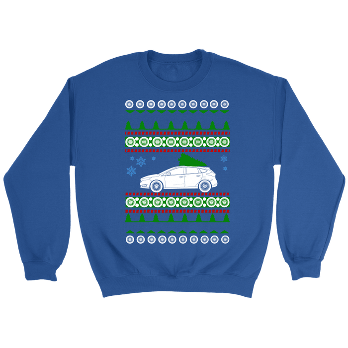 Ford Focus ST ugly christmas sweater, hoodie and long sleeve t-shirt sweatshirt