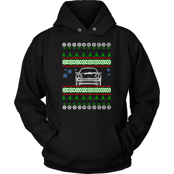 German Car Porsche 911 Turbo Ugly Christmas Sweater, hoodie and long sleeve t-shirt front view sweatshirt