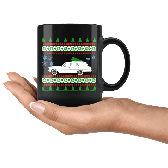 1967 Chevy Nova Wagon Christmas Sweater Mug