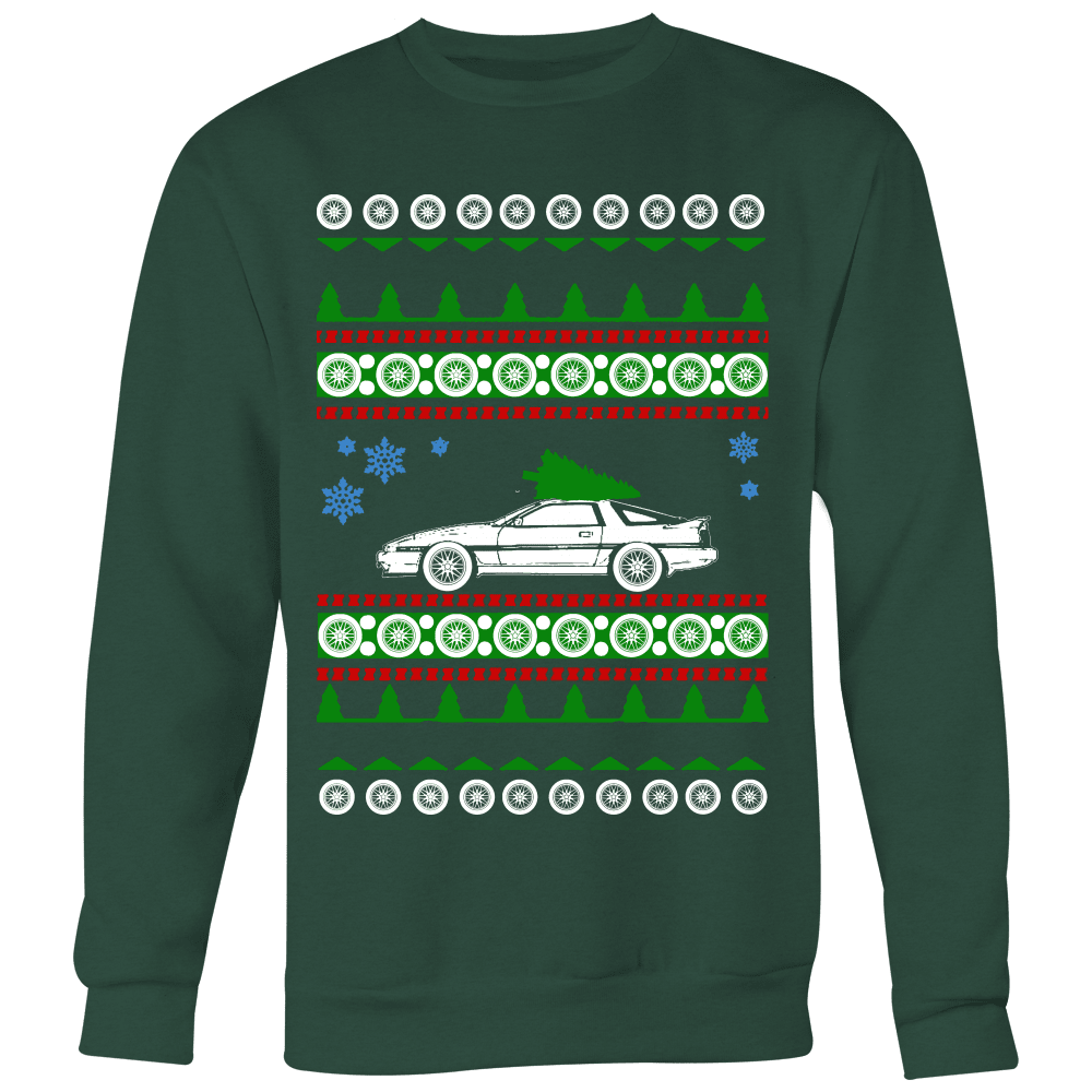 Toyota Supra mk3 Ugly Christmas Sweater, hoodie and long sleeve t-shirt sweatshirt