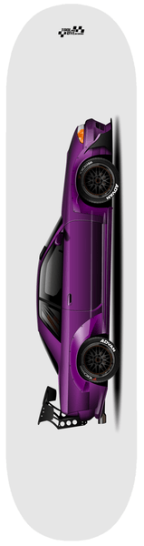Car Art Skyline GTR R32 Skateboard Deck 7-Ply Canadian Hard Rock Maple Purple