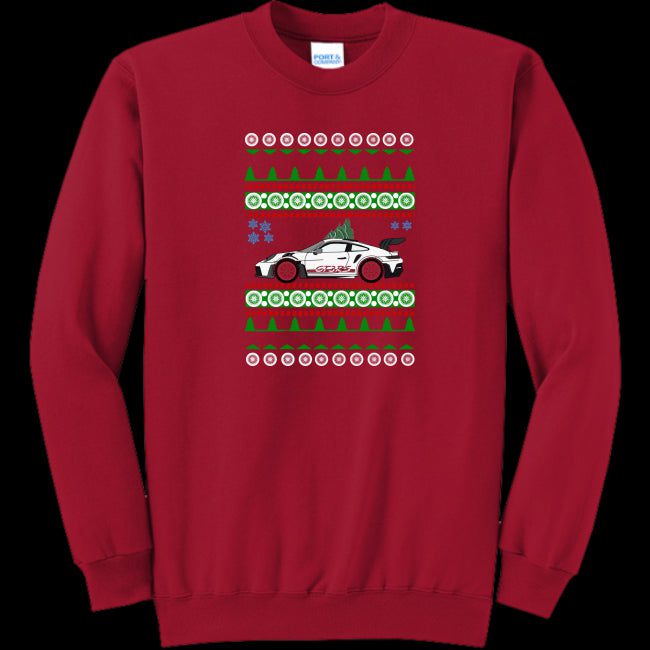 German Car like a 992 GT3RS Ugly Christmas Sweater Sweatshirt