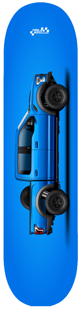 Truck Art Raptor Skateboard Deck 7-Ply Hard Rock Canadian Maple Blue V1