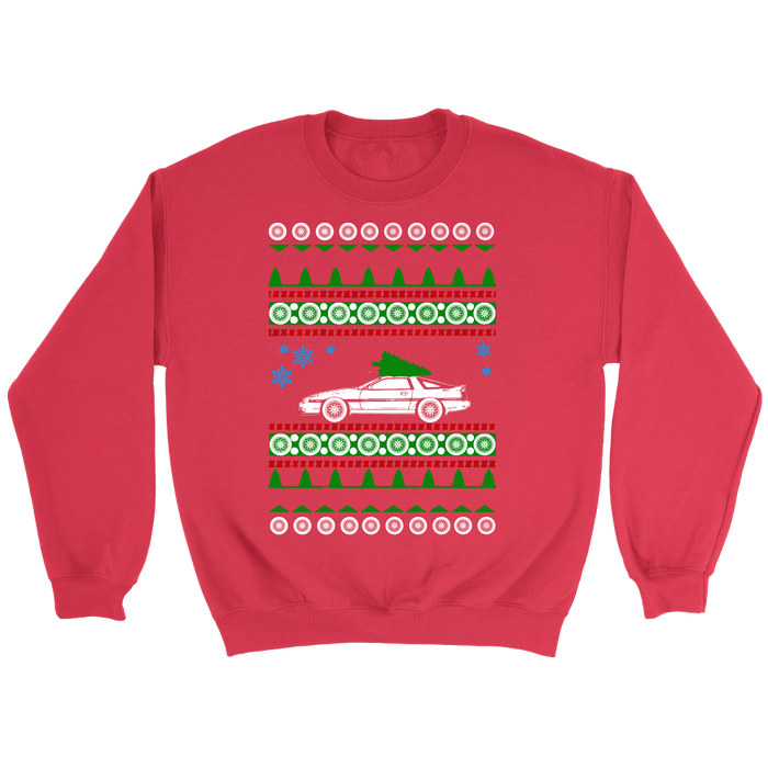 Toyota Supra mk3 Ugly Christmas Sweater, hoodie and long sleeve t-shirt sweatshirt