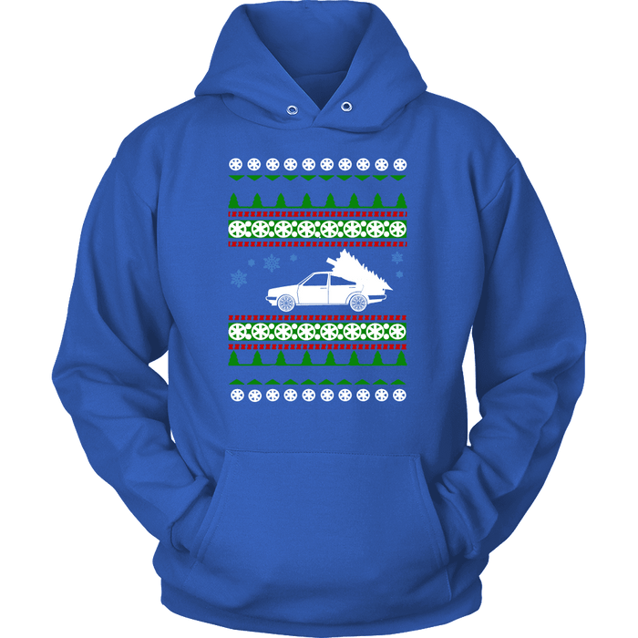 car like a Mk2 Jetta Ugly Christmas Sweater Hoodie and long sleeve t-shirt sweatshirt