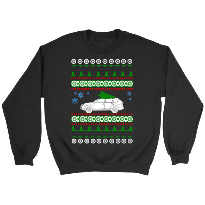 German Car similar to a Cayenne Turbo Ugly Christmas Sweater, hoodie and long sleeve t-shirt sweatshirt