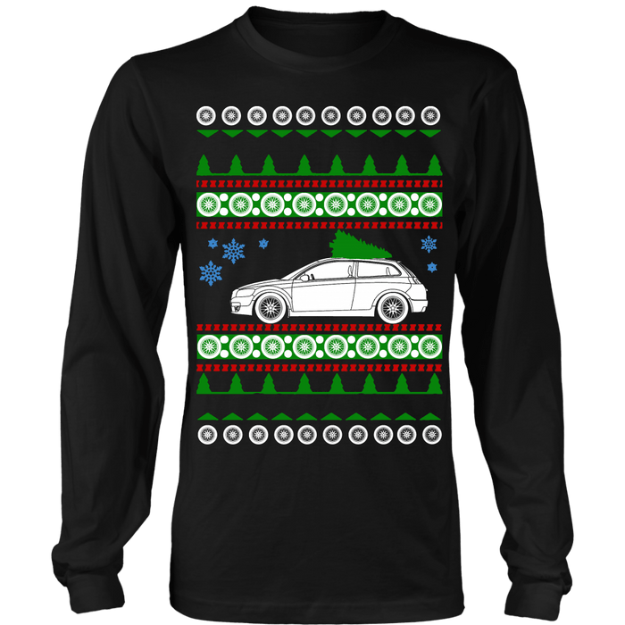 European Car Hatchback C30 Swedish Car like a  Ugly Christmas Sweater sweatshirt