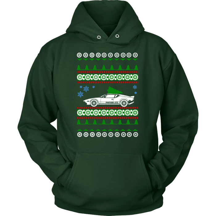 Pantera DeTomaso GTS Ugly Christmas Sweater, hoodie and long sleeve t-shirt sweatshirt