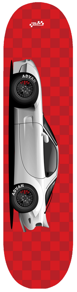 Car Art Mazda RX-7 FD3S White Skateboard Deck 7-ply canadian hard rock maple V1