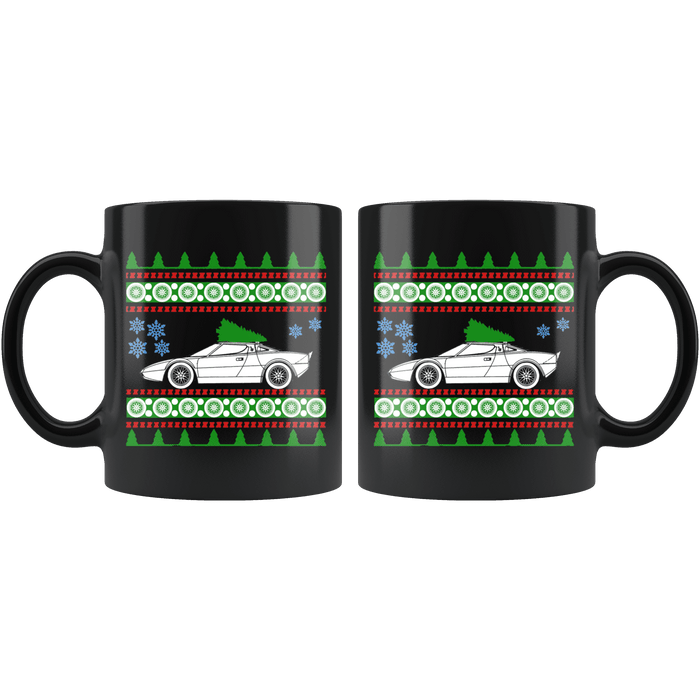 Lancia Stratos Ugly Christmas Sweater Mug