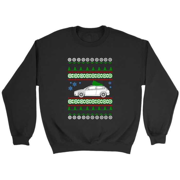 European Car Hatchback C30 Swedish Car like a  Ugly Christmas Sweater sweatshirt