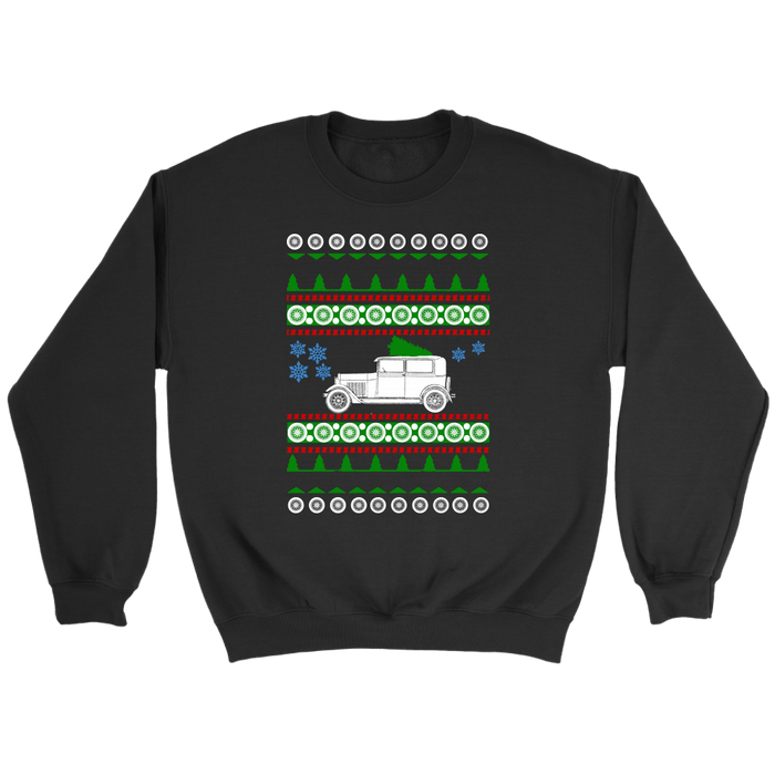 Ford Model A ugly christmas sweater