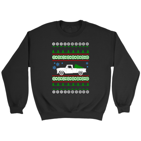 1969 Chevy C10 Stepside truck ugly christmas Sweater